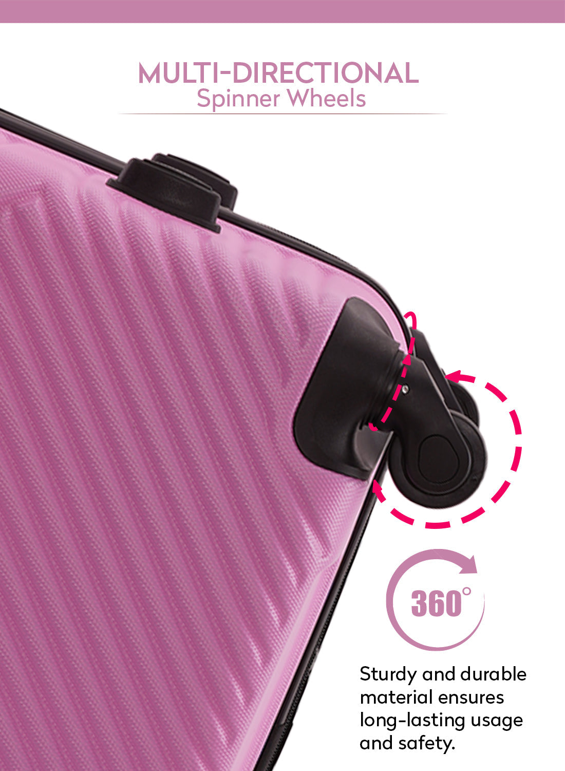 Aurora Cabin-Size Small (20-Inch) ABS Hard Case Luggage Trolley Bag with 4 Spinner Wheels and Lock PARAJOHN SAUDI ARABIA