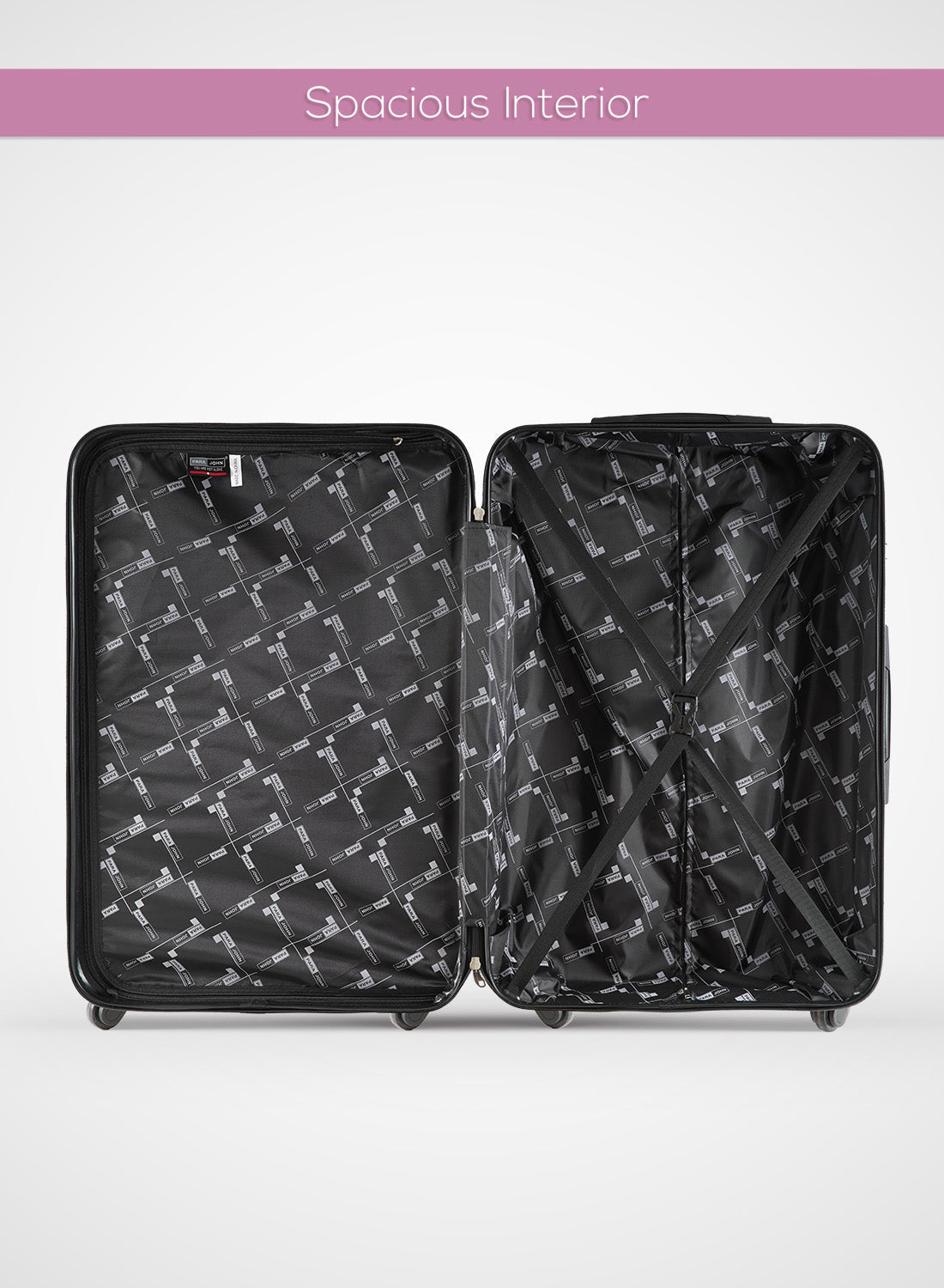 Aurora Cabin-Size Small (20-Inch) ABS Hard Case Luggage Trolley Bag with 4 Spinner Wheels and Lock PARAJOHN SAUDI ARABIA
