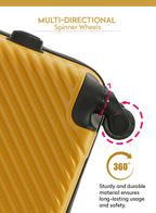 Aurora Cabin-Size Small (20-Inch) ABS Hard Case Luggage Trolley Bag with 4 Spinner Wheels and Lock PARAJOHN SAUDI ARABIA