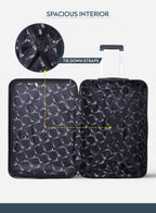 Spiral 20-Inch Cabin-Size (Small) ABS Hard Case Luggage Trolley Bag with 4 Spinner Wheels and Lock PARA JOHN