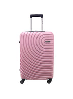Spiral 20-Inch Cabin-Size (Small) ABS Hard Case Luggage Trolley Bag with 4 Spinner Wheels and Lock PARA JOHN