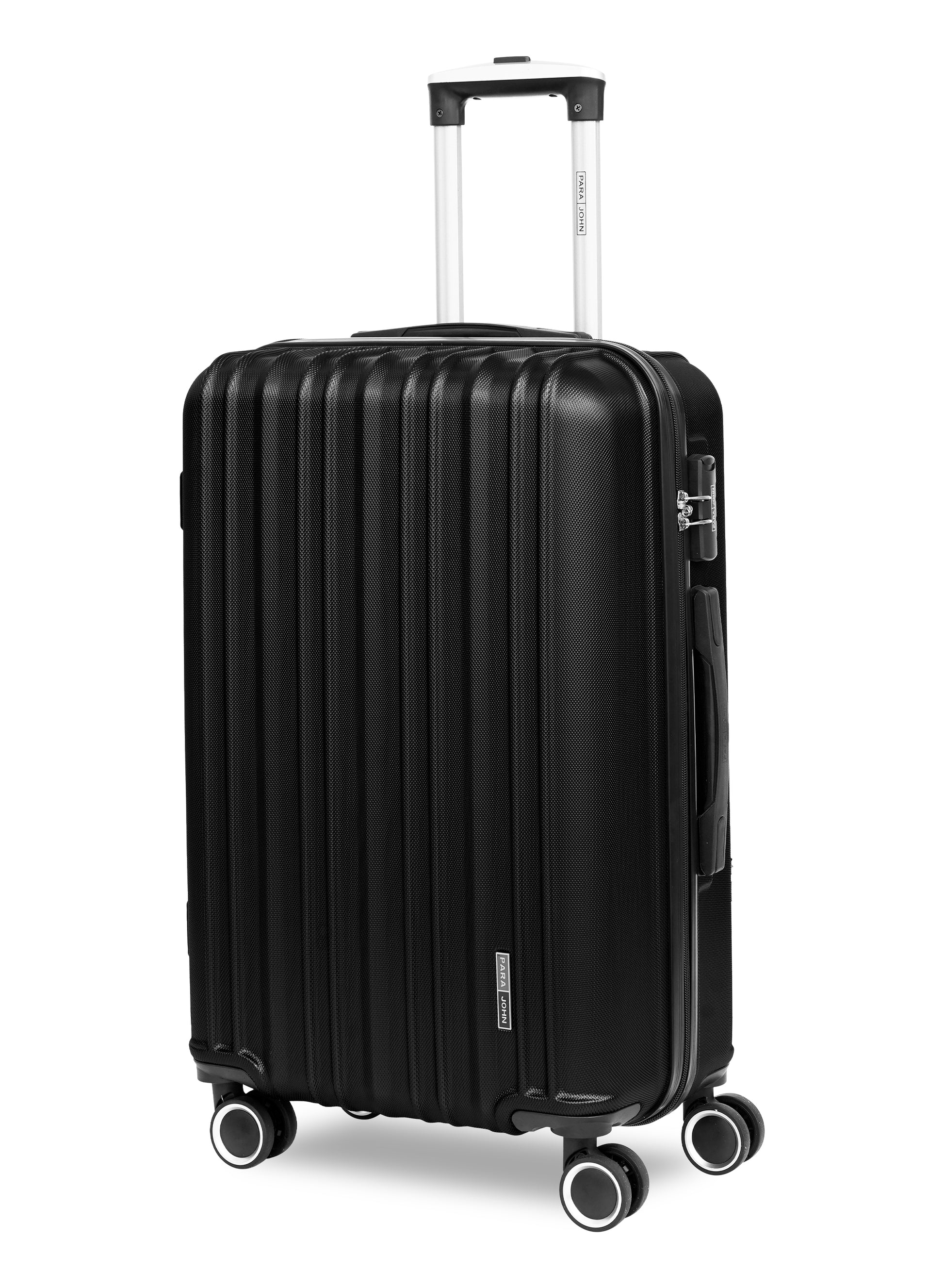 Para John Set of 3 ABS Hard Case Luggage Trolley Bag with 8 Spinner Wheels & Lock – (Small, Medium & Large) PARAJOHN UAE