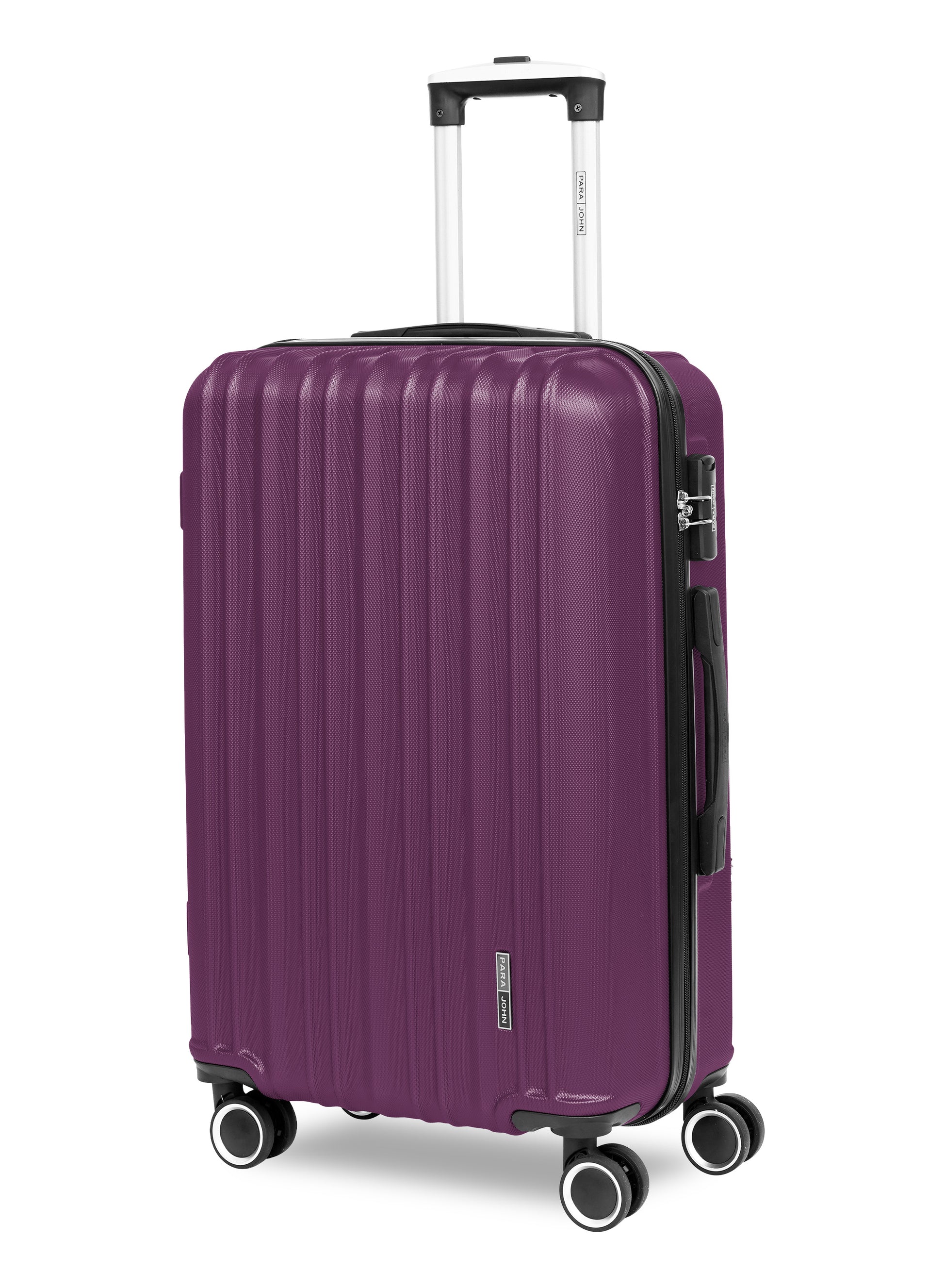 Para John Set of 3 ABS Hard Case Luggage Trolley Bag with 8 Spinner Wheels & Lock – (Small, Medium & Large) PARAJOHN UAE