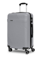 Para John Set of 3 ABS Hard Case Luggage Trolley Bags with 8 Spinner Wheels and Lock – Red (Small, Medium, Large) PARAJOHN UAE