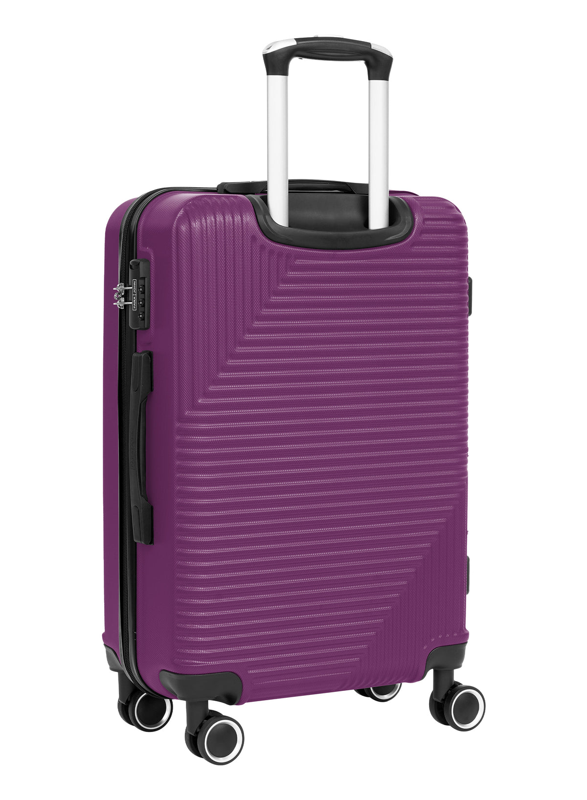 Para John Set of 3 ABS Hard Case Luggage Trolley Bags with 8 Spinner Wheels and Lock – Red (Small, Medium, Large) PARAJOHN UAE