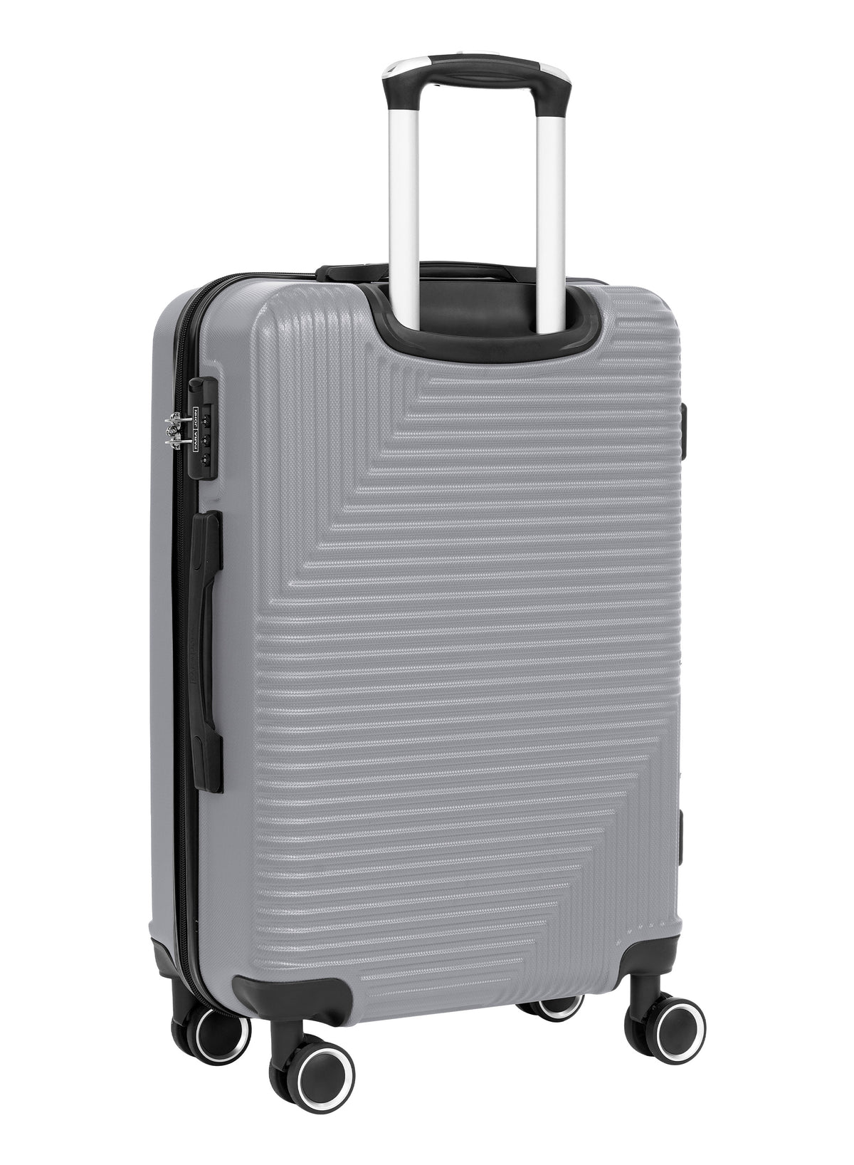 Para John Set of 3 ABS Hard Case Luggage Trolley Bags with 8 Spinner Wheels and Lock – Red (Small, Medium, Large) PARAJOHN UAE