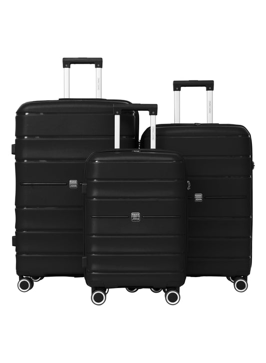 ZENSPIRE Series 3 Piece Premium Polypropylene Luggage Set PARAJOHN UAE