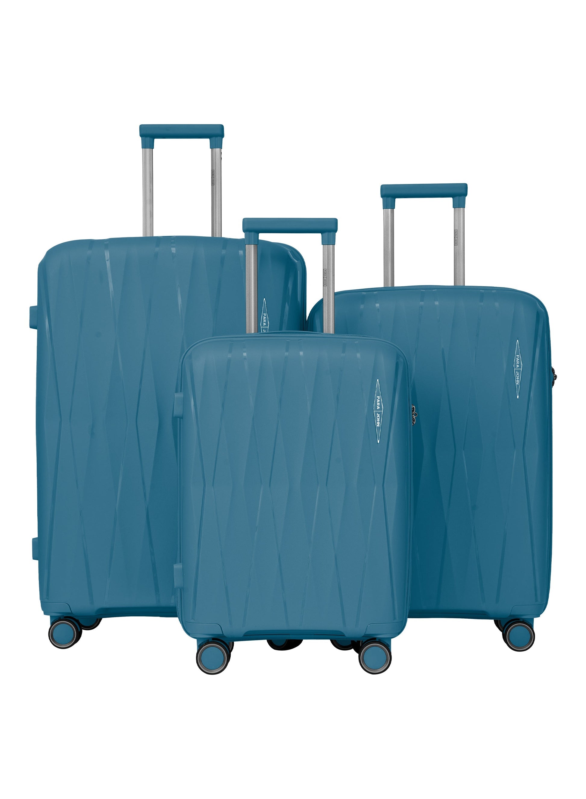 TRIACUT Series 3 Piece Premium Polypropylene Luggage Set PARAJOHN UAE