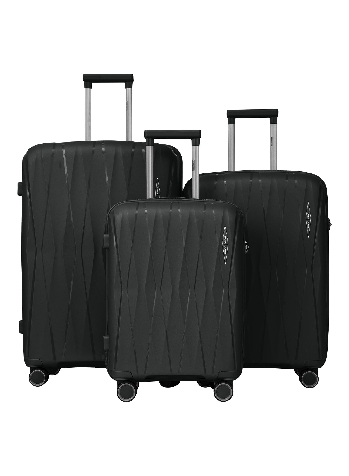 TRIACUT Series 3 Piece Premium Polypropylene Luggage Set PARAJOHN UAE