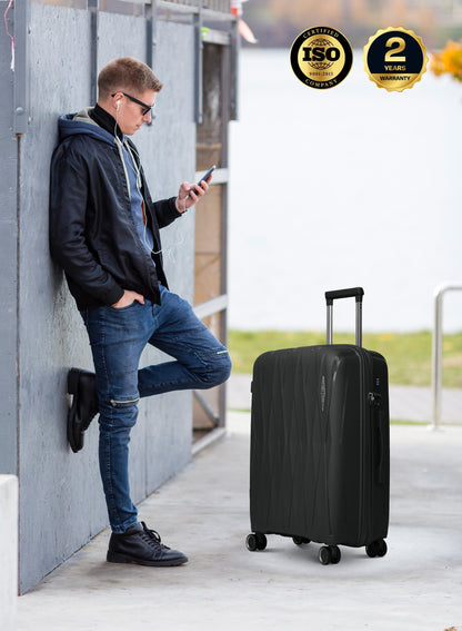 TRIACUT Series 3 Piece Premium Polypropylene Luggage Set PARAJOHN UAE