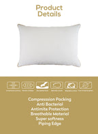 Premium Luxury Quality Soft Cotton Sleeping Bed Pillow with Micro Fiber Filling PARAJOHN SAUDI ARABIA