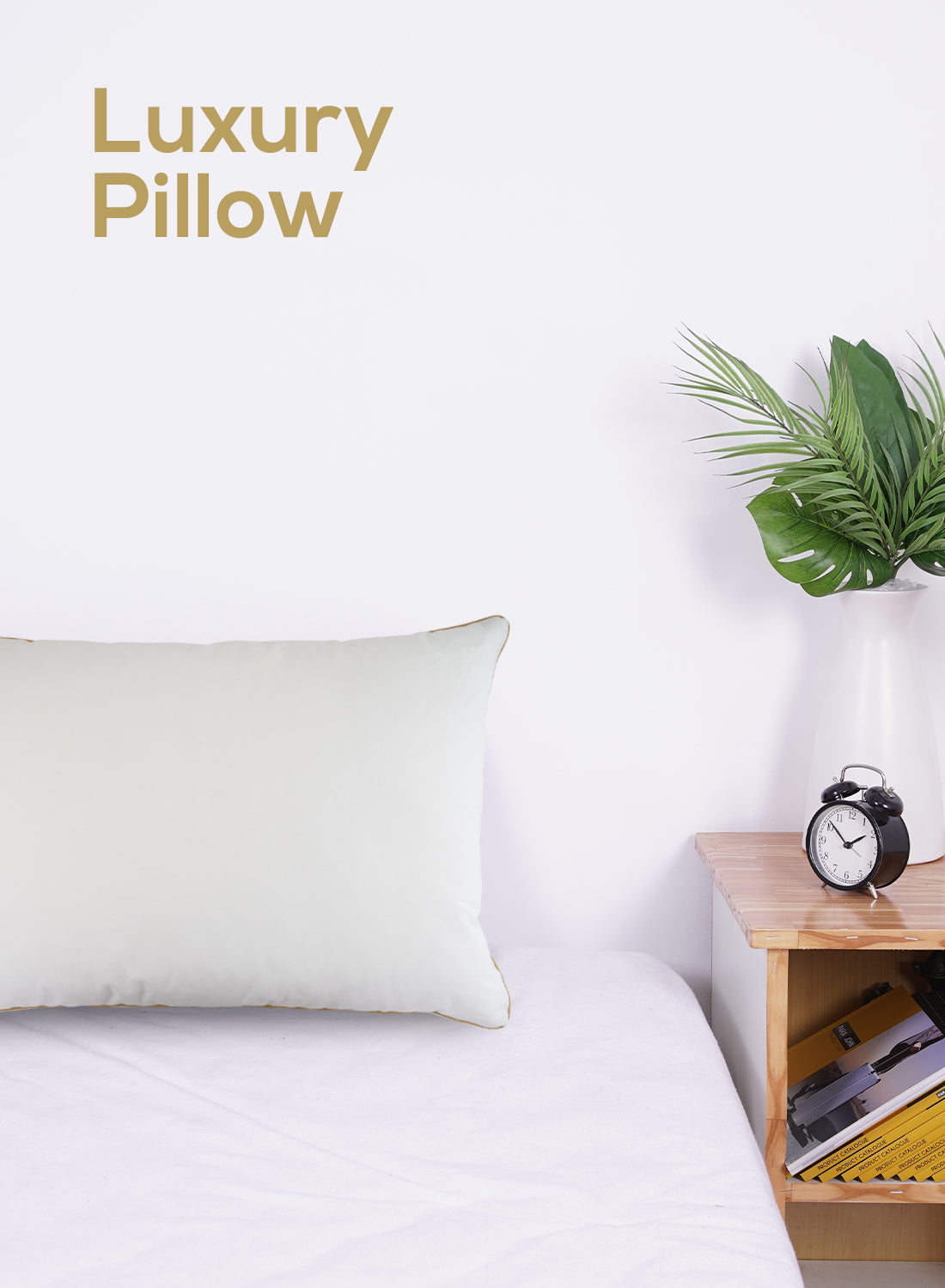 Premium Luxury Quality Soft Cotton Sleeping Bed Pillow with Micro Fiber Filling PARAJOHN SAUDI ARABIA
