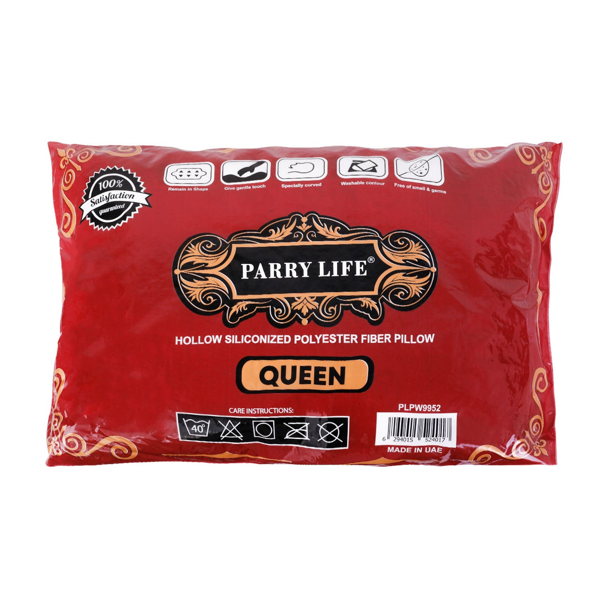 Premium Quality Soft Hollow Siliconized Qua Bed Pillow with Polyester Fabric Fillinlitied Sleeping PARAJOHN SAUDI ARABIA