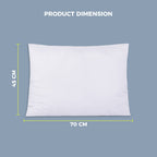 Premium Quality Soft Hollow Siliconized Qua Bed Pillow with Polyester Fabric Fillinlitied Sleeping PARAJOHN SAUDI ARABIA