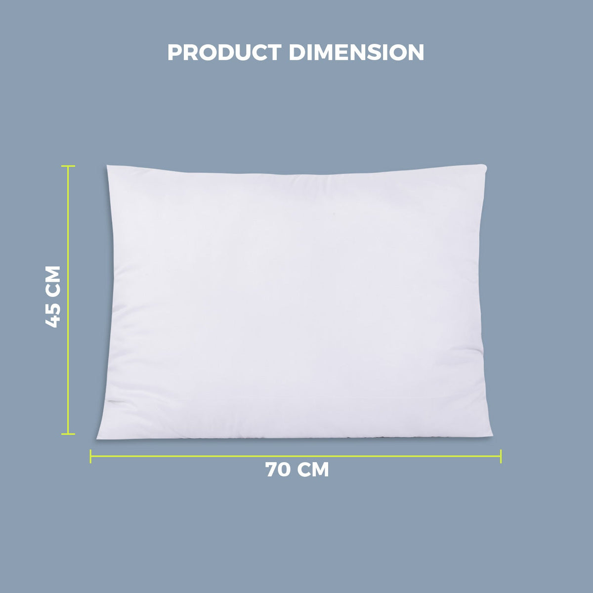 Premium Quality Soft Hollow Siliconized Qua Bed Pillow with Polyester Fabric Fillinlitied Sleeping PARAJOHN SAUDI ARABIA